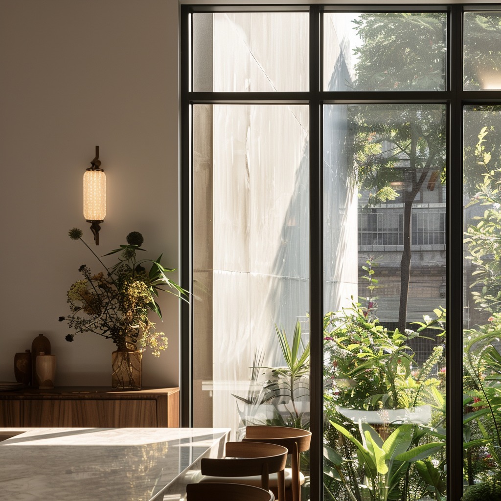 Lichte woonkamer nieuwbouwwoning met grote ramen — interieuradvies HAMI Studio Haarlem